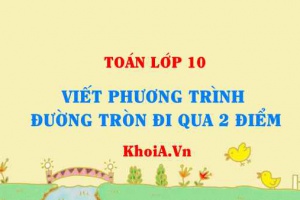 Viết phương trình đường tròn đi qua 2 điểm A, B và tiếp xúc với đường thẳng delta - Toán lớp 10
